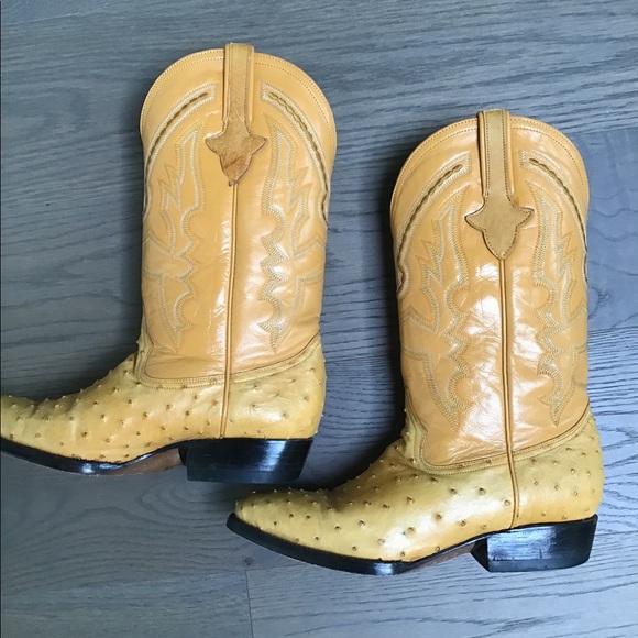 Pistolero Full-Quill Ostrich western boots. - Picture 2 of 5
